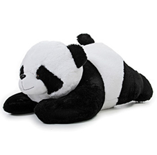 Большая мягкая игрушка панда - на отдыхе 